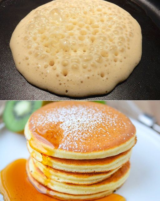 No kitchen scale pancakes: ready in no time!