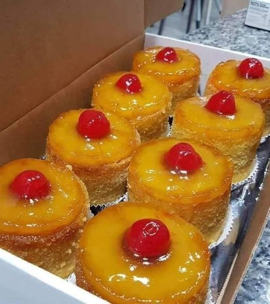 Pineapple Upside Down Cupcakes