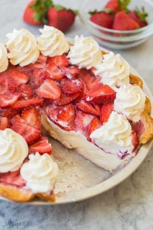 Strawberry Cream Cheese Pie