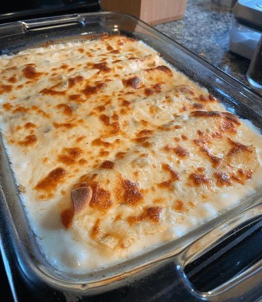 White Chicken Enchiladas