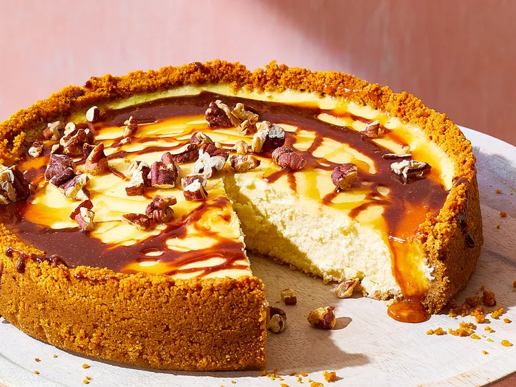 Air Fryer Turtle Cheesecake