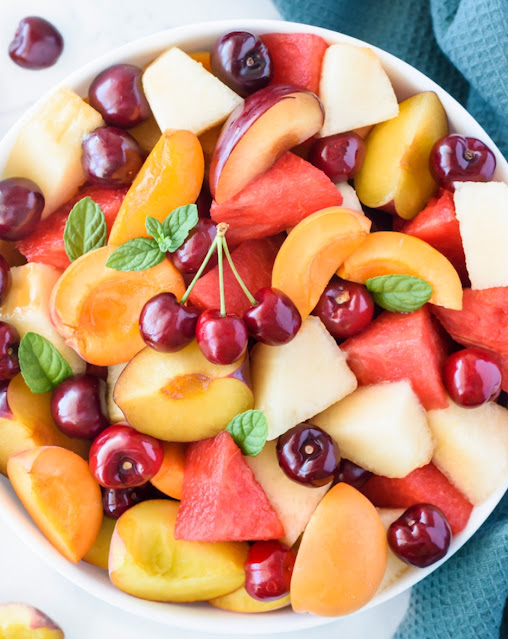 Stone Fruit + Melon Summer Salad