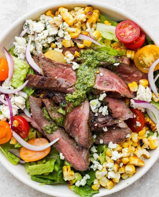 Grilled Flank Steak Salad