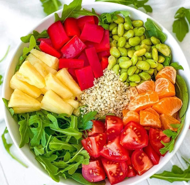 Tropical Hemp Seed Salad