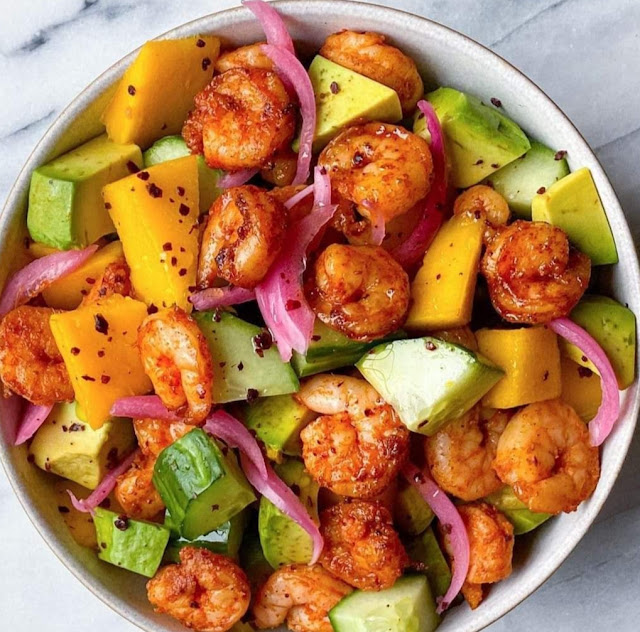 Shrimp, Avocado & Mango Salad