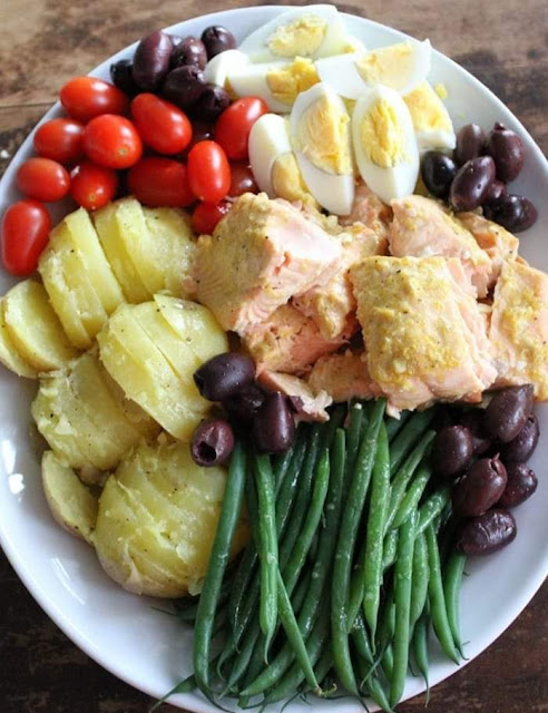 Salmon Nicoise Salad