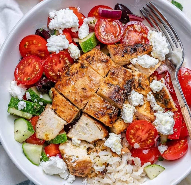 Chicken Salad + Rice Bowls