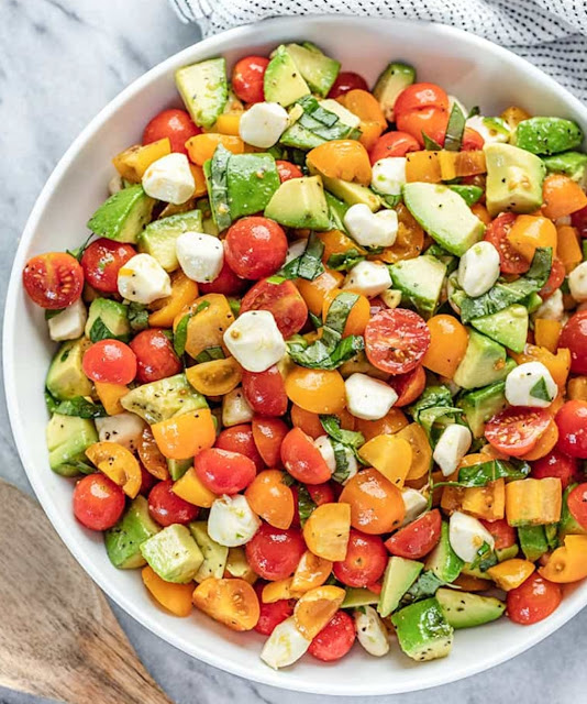 Caprese Avocado Salad