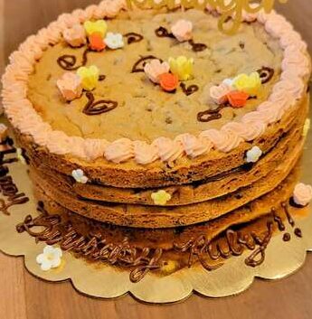 Chocolate Chip Cookie Layer Cake