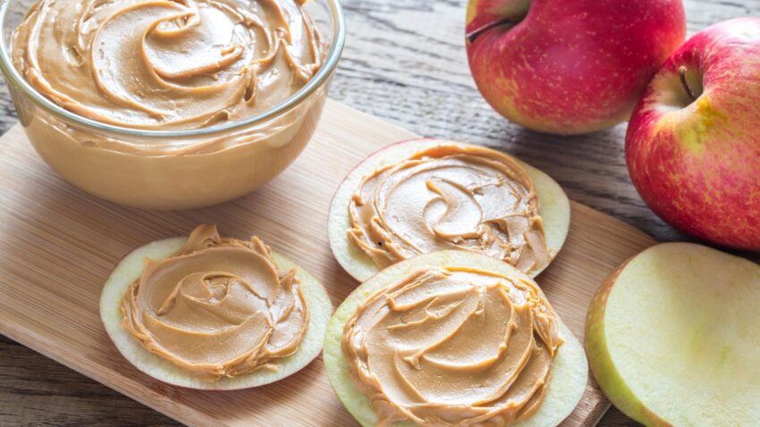 Purple Apple Slaw with Peanut Butter Dressing