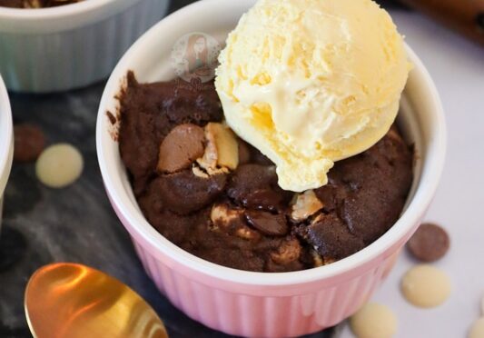 Air Fryer Cookie Dough Pots!