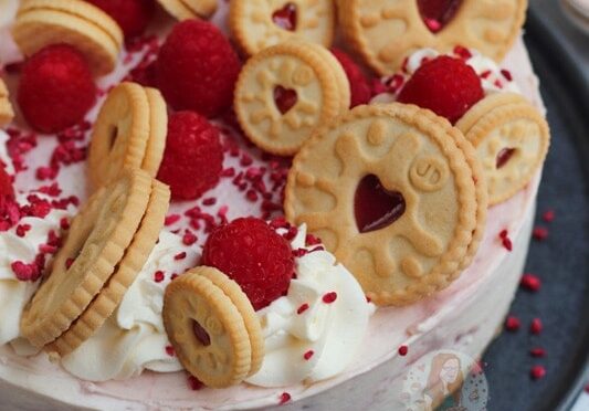 Jammie Dodger Cheesecake!