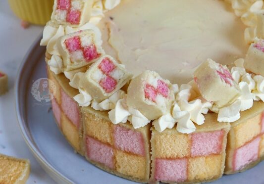 Battenberg Cheesecake!