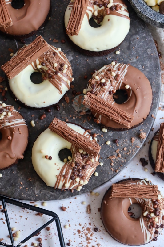 Bronuts – Triple Chocolate Brownie Doughnuts