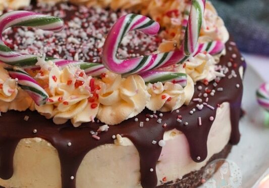 Candy Cane Cheesecake!