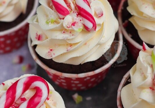 Candy Cane Cupcakes!