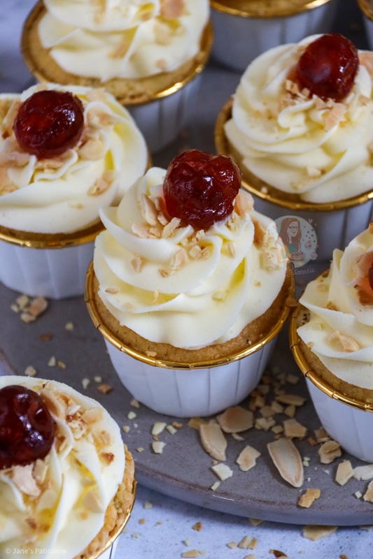 Cherry Bakewell Cupcakes!