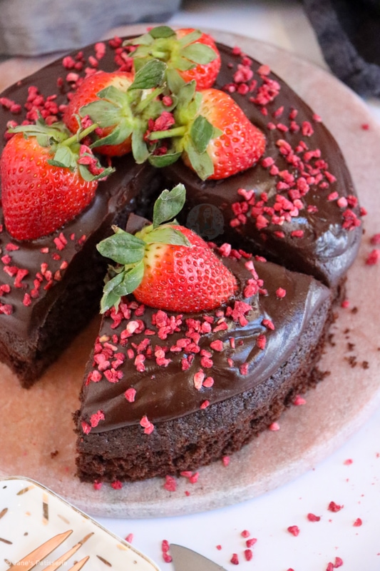 Chocolate cake for two!