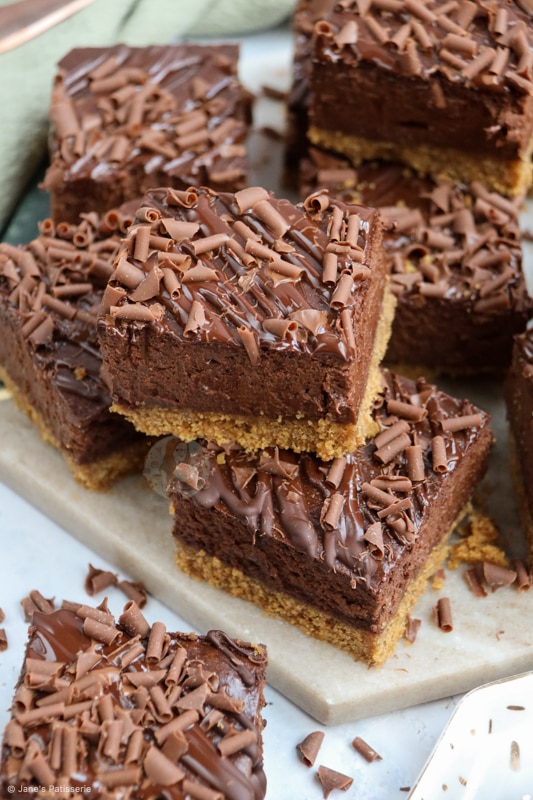 Chocolate Cheesecake Bars!