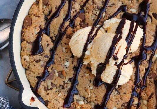 Chocolate Chip Skillet Cookie!
