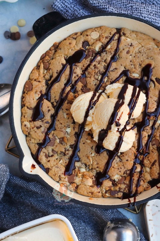 Chocolate Chip Skillet Cookie!