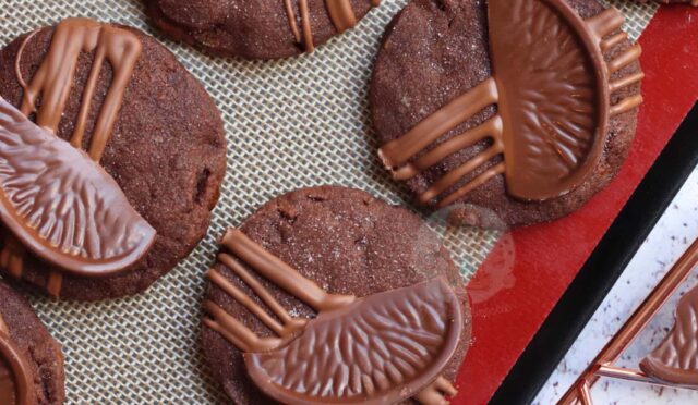 Chocolate Orange Shortbread Cookies