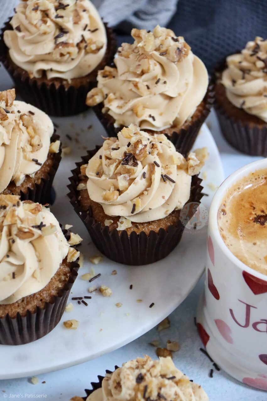 Coffee and Walnut Cupcakes!