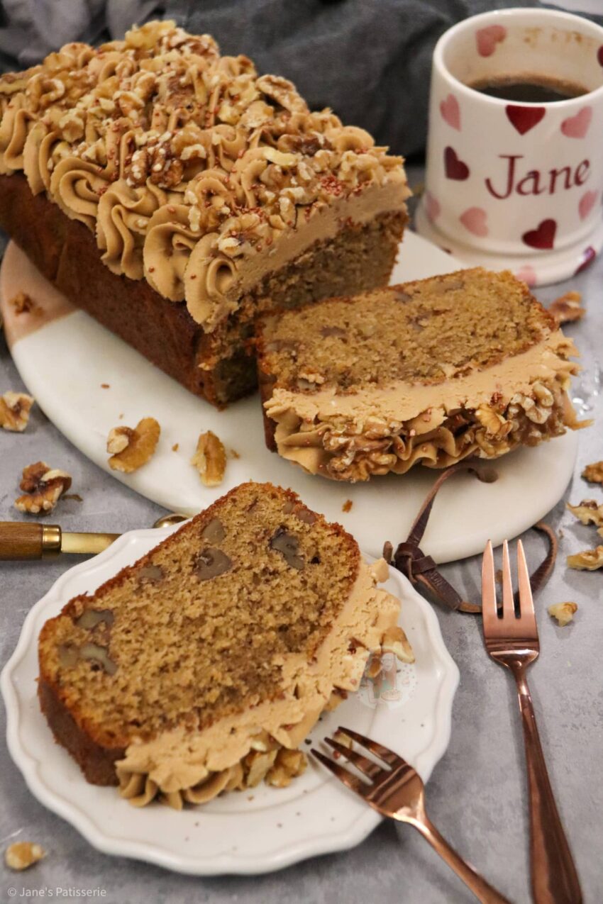 Coffee Walnut Loaf Cake!