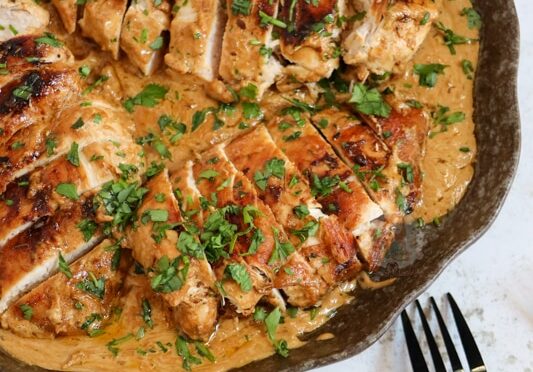 Creamy Garlic Chicken!
