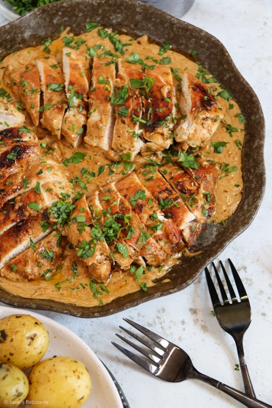 Creamy Garlic Chicken!