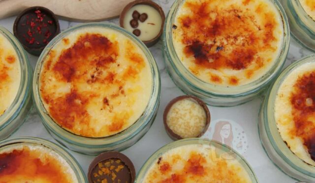 Creme Brûlée Cheesecakes! AD