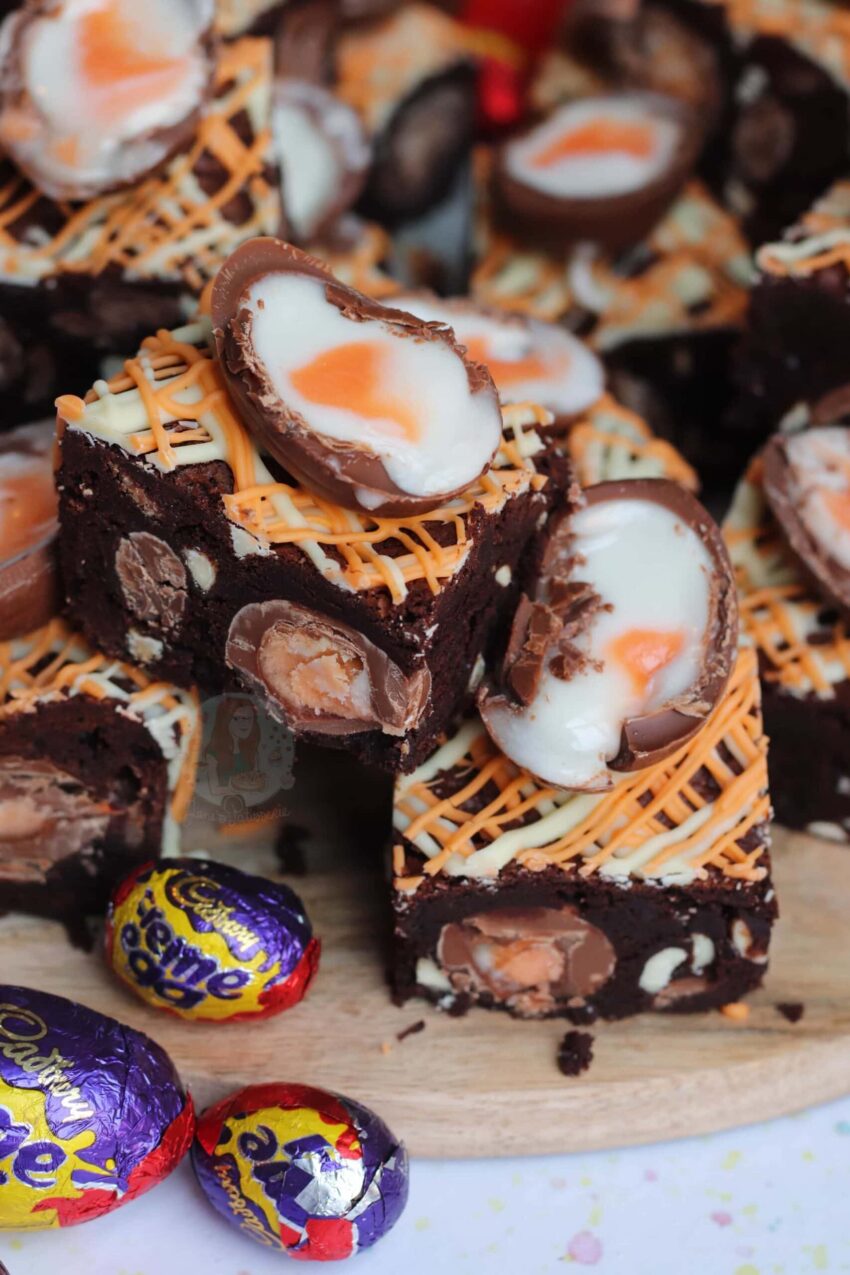 Creme Egg Brownies!