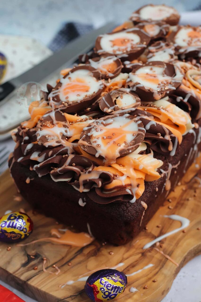 Creme Egg Loaf Cake!