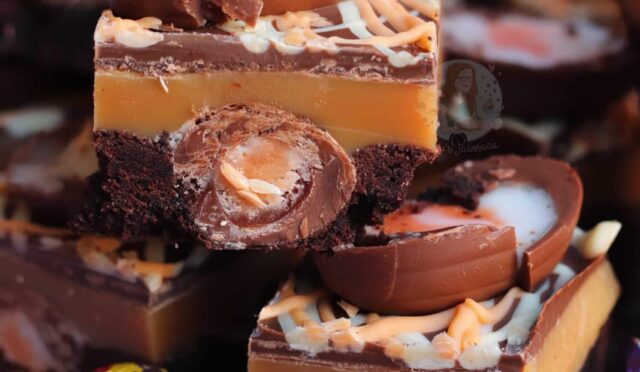 Creme Egg Millionaires Shortbread!