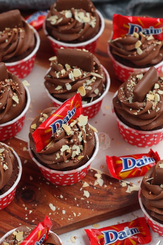 Daim Bar Cupcakes!