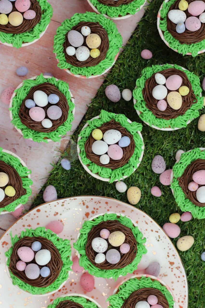 Easter Nest Cupcakes!