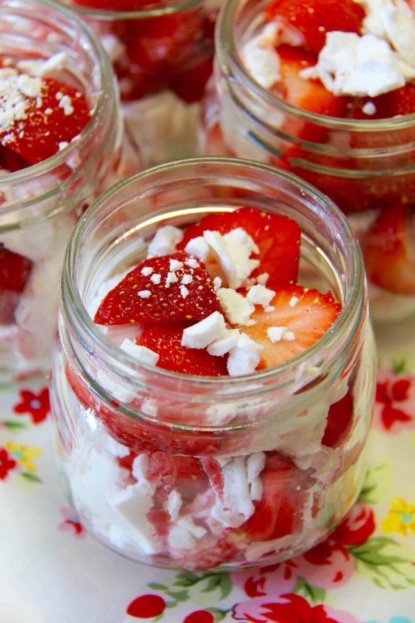 Eton Mess with Homemade Meringues!