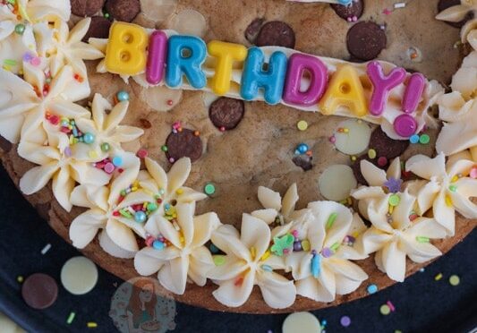 Giant Birthday Cookie!