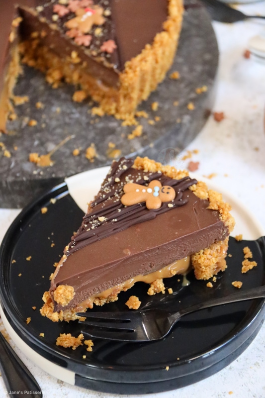 Gingerbread Chocolate Tart!