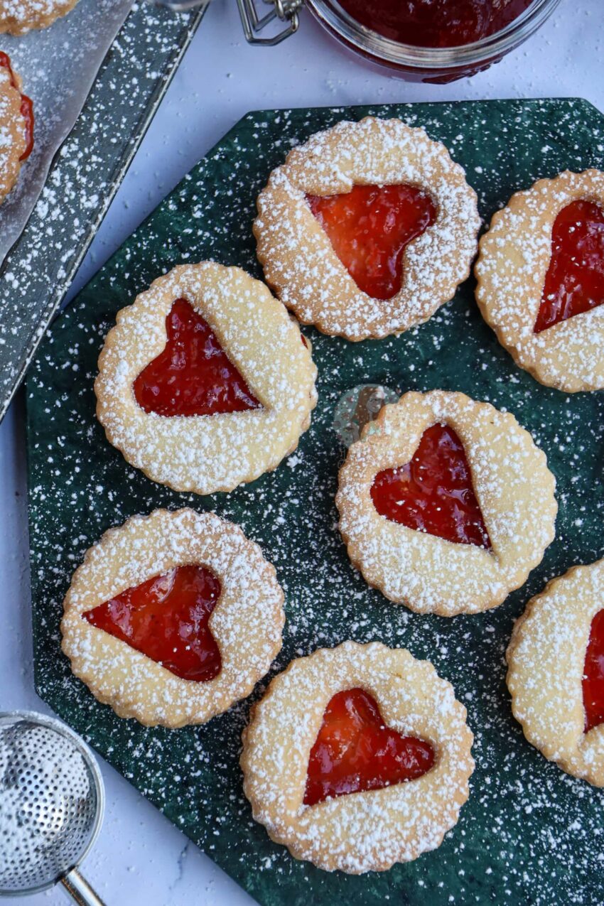 Homemade Jammie Dodgers!