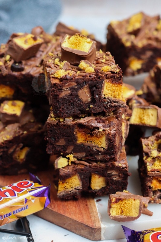 Honeycomb Crunchie Brownies!