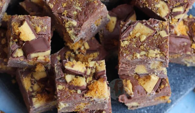 Honeycomb Crunchie Fudge!