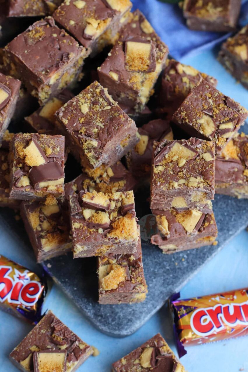 Honeycomb Crunchie Fudge!