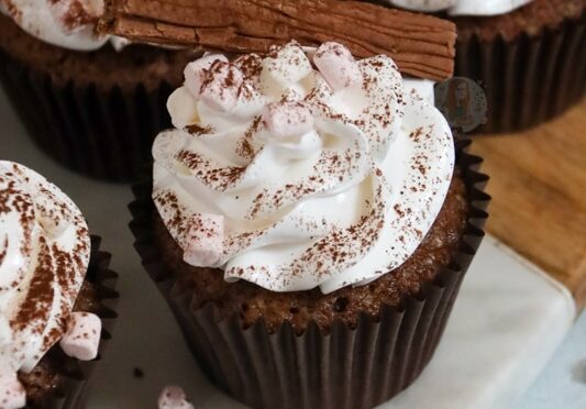 Hot Chocolate Cupcakes
