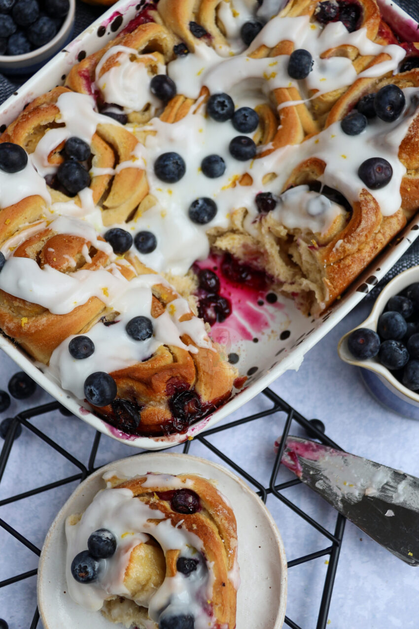 Lemon and Blueberry Rolls!