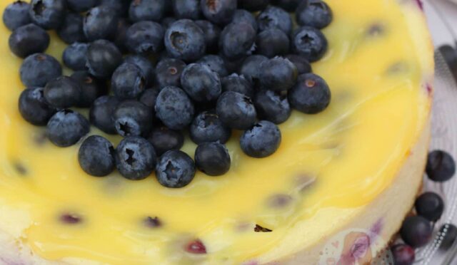 Lemon & Blueberry Cheesecake!