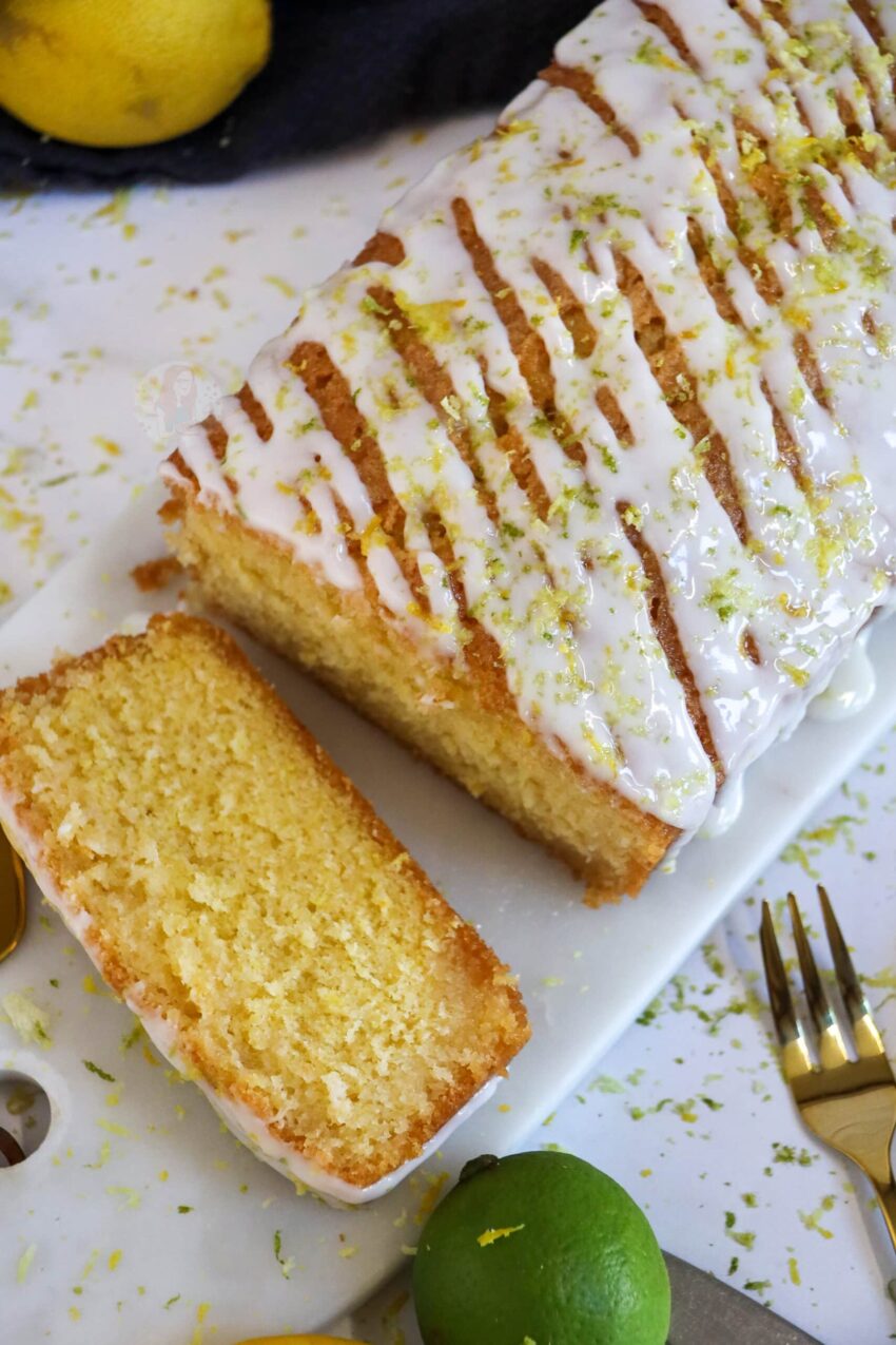 Lemon & Lime Drizzle Cake!