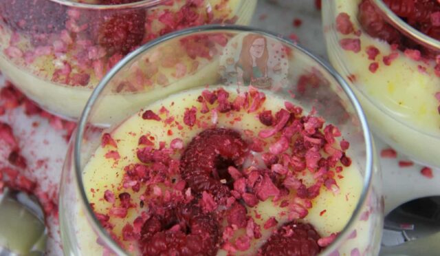 Lemon Raspberry Posset!