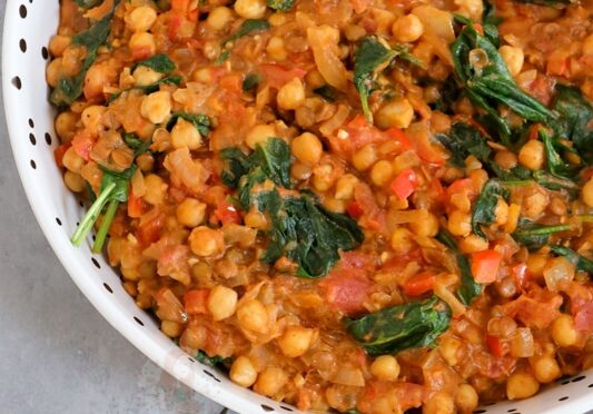 Lentil Chickpea Curry!