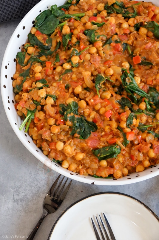 Lentil Chickpea Curry!